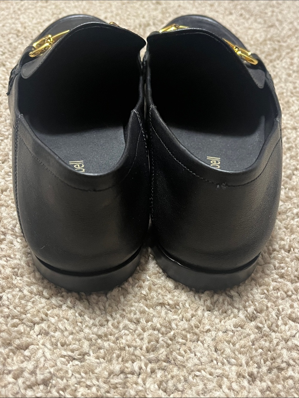 JEFFREY CAMPBELL VELVITEEN LOAFER BLACK LEATHER - Picture 8 of 10